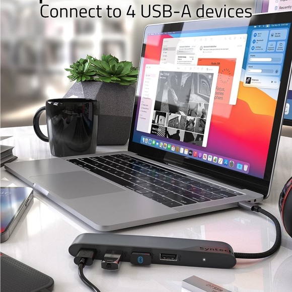 High-Speed USB 3.0: Four USB 3.0 ports can transfer data at a super speed - Picture 3 of 6